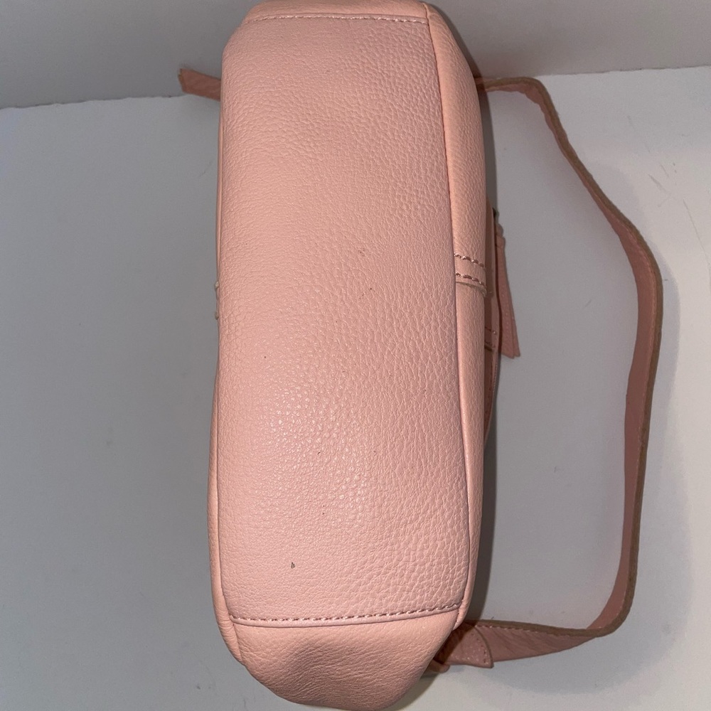 The SAK Leather Handbag Shoulder Bag Purse Pink - Picture 6 of 7